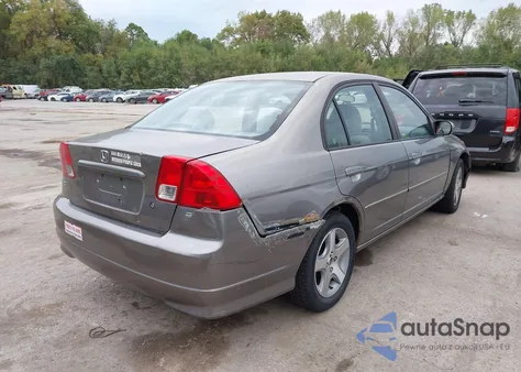 2005 Honda Civic Ex z USA, uszkodzony, nr VIN 2HGES26845H518836